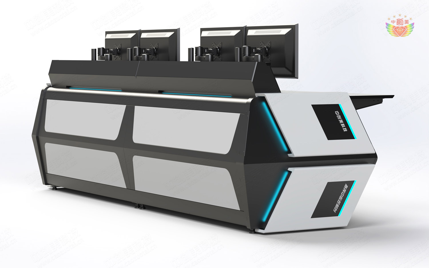 指揮中心控制臺效果圖